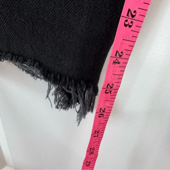 Free People Maggie Washed Black High-Rise Distressed straight Jeans 26 - Picture 10 of 11